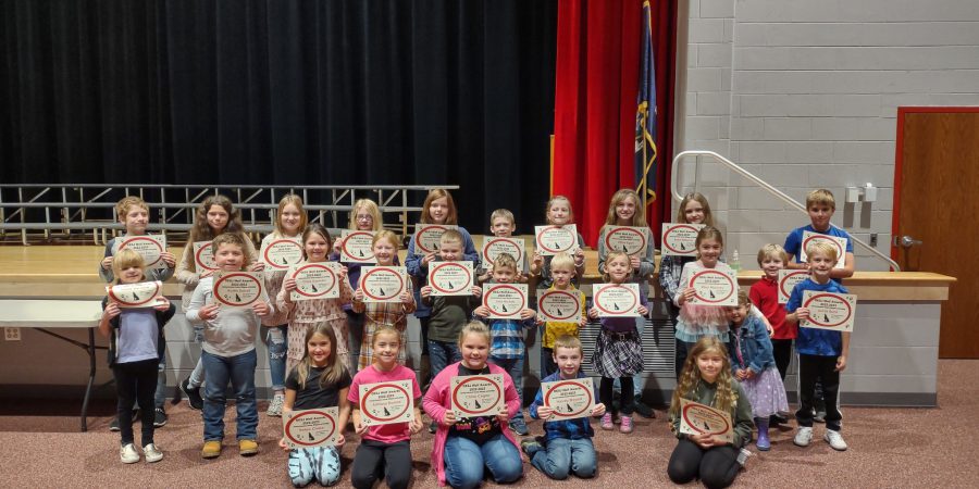 Each month we celebrate our students with Wolf Awards. These awards can be academic in nature and/or showing outstanding citizenship and character. Congratulations to Octobers winners!